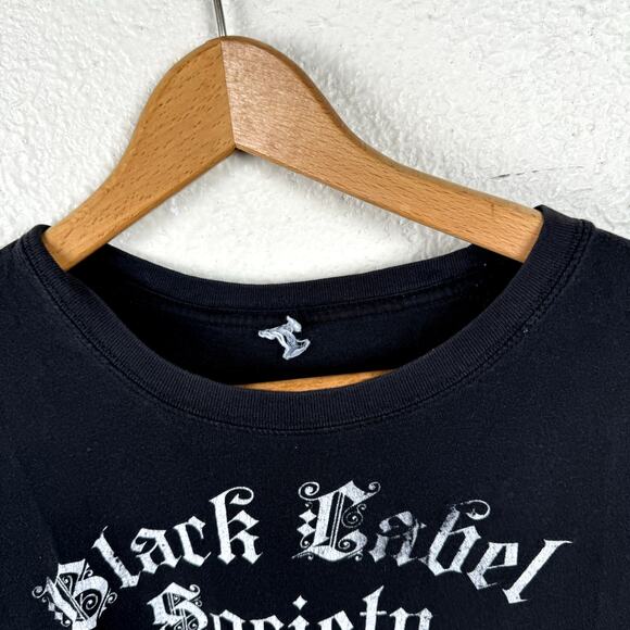 Vintage Black Label Society Shirt Medium Black Executioner Beheading Adversity - Picture 2 of 9